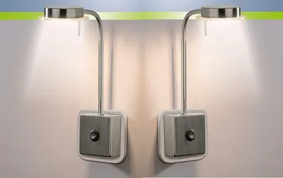 Produktbild von 2er Set LED Steckerleuchte Nachtlicht 3000K warm-weiß direkt 230V