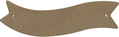 Produktbild von Türschild für Banner aus MDF-Holz - 22 x 6 cm