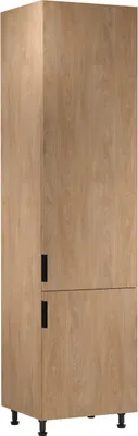 Produktbild von Hochschrank 60 cm Küchenblock Küchenschrank Küchenzeile, Sorento D60RWN, Sonoma Eiche