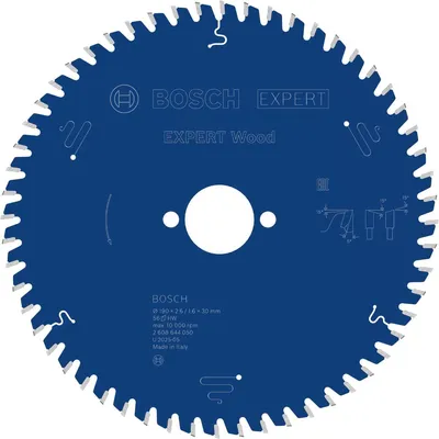 Image de Bosch 2608644050 Bosch Kreissägeblatt EX WO H 190x30-56
