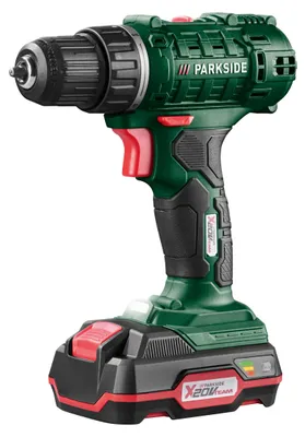 Produktbild von PARKSIDE®  20 V Akku-Bohrschrauber »PBSSA 20-Li A1« mit Akku und mit Ladegerät
