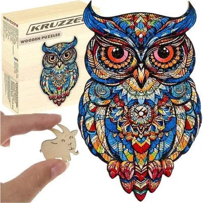 Produktbild von Holzpuzzle - Kruzzel-Puzzle 24551