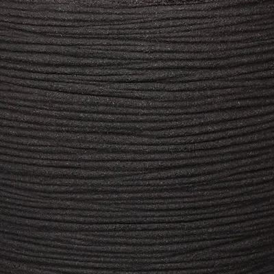Produktbild von Capi Blumentopf Nature Rib Quadratisch 40 x 40 cm Schwarz KBLR903