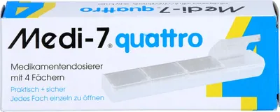Immagine prodotto di Medi 7 quattro dispenser per farmaci a 4 scomparti bianco 1 pz