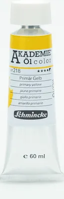 Produktbild von Schmincke 60ml AKADEMIE Öl color Primaer Gelb Öl 41 218 011