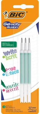Obrázek produktu pro Wkład żelowy zielony Gel-ocity Illusion BIC - 3 sztuki