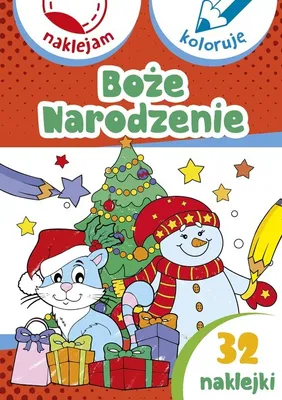 Produktbild von Boże Narodzenie Naklejam i koloruję - Anna Wiśniewska (Buch auf Polnisch)
