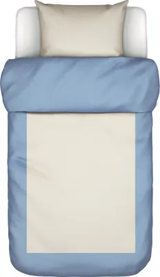 Produktbild von Marc O' Polo Perkal-Bettwäsche-Garnitur Keersten Farbe Denim blue Größe 200x220+2/80x80