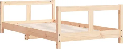 Produktbild von "2026 Aktion"Kinderbett - CLORIS - Jugendbett eleganten Design - 80x160 cm Massivholz Kiefer - DEMöbel7459140