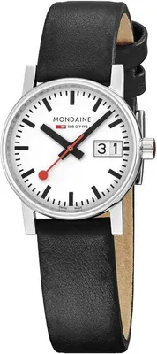 Produktbild von Mondaine evo2 316L Stainless steel Wiße MSE.30210.LBV