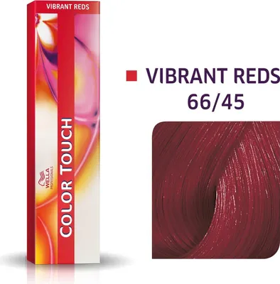 Produktbild von Wella Color Touch Vibrant Reds, Rot, 66/45, Intense Dark Blonde/Red Red-Violet, Frauen, 60 ml, Alle Haare