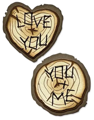 Stanzenset 33-teilig Holz-Scheibe, 7,62 cm x 7,62 cm
