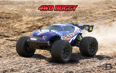 Obrázok produktu pre RC pretekárske auto – mierka 1/14 – 80 km/h – vodotesný servo – model vhodný na všetky terény