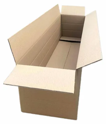 Produktbild von 1x Faltkarton 1200x300x(100)-300mm mit variabler Höhe 2-wellig braun