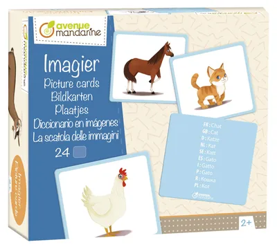 Image de Avenue Mandarine Cartes illustrées, Animaux
