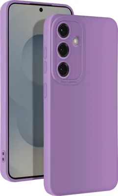 Productafbeelding van Avizar, Samsung Galaxy S25 hoesje, zachte siliconen, beschermende cameramodule, paars