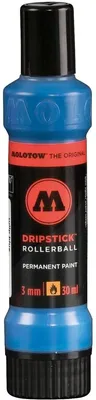Produktbild von Molotow Dripstick Rollerball PP 3mm 30ml, tulpenblau, Squeeze Bottle