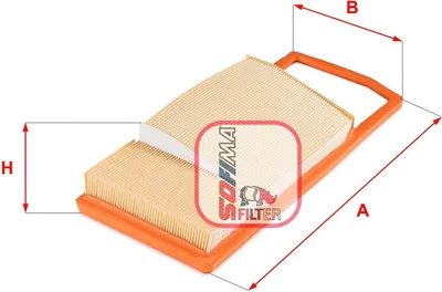 Produktbild von Luftfilter SOFIMA S 3795 A für FIAT 500 (312) Filtereinsatz