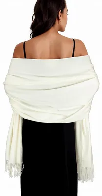 Immagine prodotto di SWAT PANY: Stola elegante da donna in pashmina, ideale per abiti da sera e per l'inverno