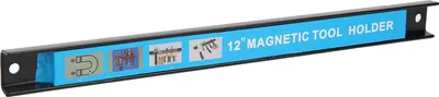 Zdjęcie produktu dla Magnetyczny uchwyt na narzędzia, 5 kg, 30,5 cm, listwa do przechowywania, listwa szynowa do garażu, warsztatu, domu