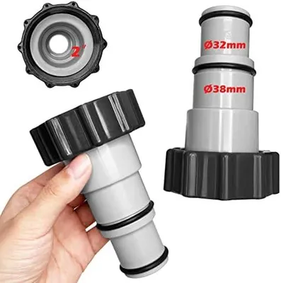 Produktbild von 4 Poolschlauch Adapter mit Innengewinde für 32 und 38 mm