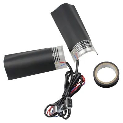 Obrázek produktu pro Vyhřívaný kryt řídítek motocyklu 12V Elektrický vyhřívaný vodotěsný návlek na řídítka pro motokros
