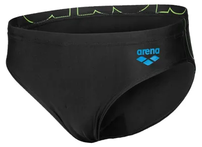 Productafbeelding van ARENA jongens badslip met print, kleur 14-15, maat zwart