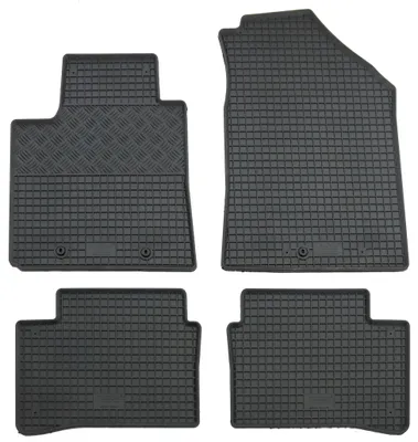 Gummifußmatten Set 4-teilig für Hyundai i10 II (11/2013-12/2019), schwarz