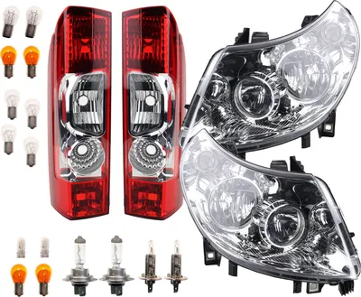 Obrázok produktu pre Johns, vhodné pre Fiat Ducato kombinované zadné svetlomety a sada vrátane žiaroviek