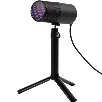 Obrázek produktu pro THRONMAX M8P Pulse Pro Gaming Kondenzátorový Mikrofon RGB 96KHZ mikrofon, černý