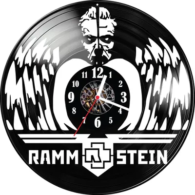 Zdjęcie produktu dla Zegar ścienny z płyty winylowej Rammstein 1545.14