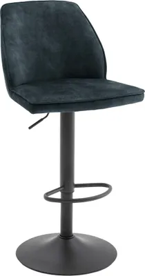 Produktbild von Barhocker OTTAWA BAR Barstuhl Velour Optik petrol
