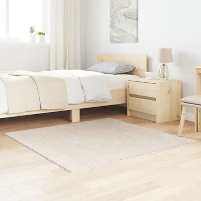 Produktbild von Möbel Hochflor Shaggy Teppich Creme 120x120 cm PP - Designerteppiche 4019783