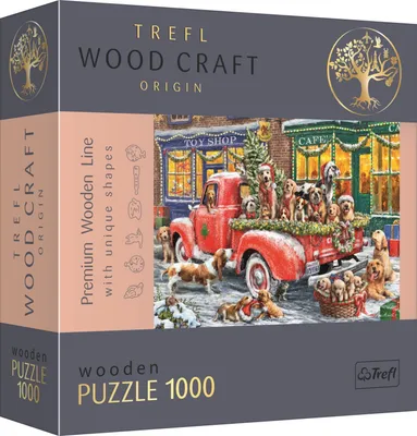Immagine prodotto di TREFL Legno Artigianato Origine Puzzle dei piccoli aiutanti di Babbo Natale 1000 pezzi