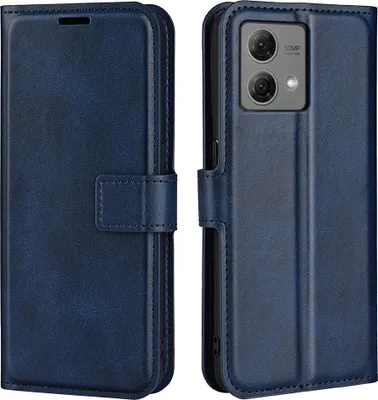 Produktbild von Motorola Moto G84 Hülle - Coverup Deluxe Klapphülle - Blau