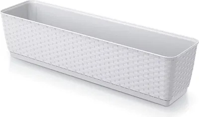 Produktbild von Prosperplast Ratolla  Collection 59x15.4x14.2 Cm Za3808 Blumentopf Silber  Silber One Size