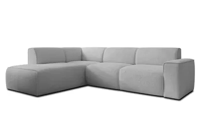 Produktbild von AX LIVING Couch Sofa L Form Didim L Hellgrau – 292 cm, stilvoll & bequem L