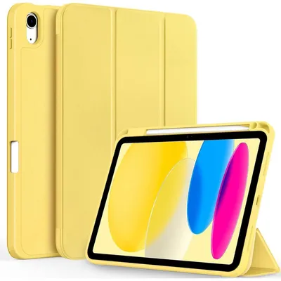 Immagine prodotto di Custodia protettiva per iPad 10ª generazione da 10,9 pollici / 11ª generazione 2025, con supporto per la penna, colore giallo