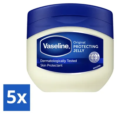 Imagen del producto de 5 unidades de Vaseline Original para el cuidado de la piel - Gel protector - 100 ml - Paquete económico - 5 unidades