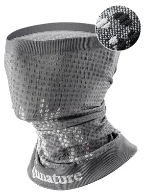 Obrázok produktu pre Qunature lyžiarska šatka Bandana sivá univerzálna veľkosť