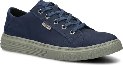 Produktbild von NAGABA Sneaker Herren Halbschuhe Echtleder für Herbst Frühling Dunkelblau, 41