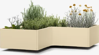 Image de Blumfeldt Versagrow Jardinière Surélevée Modulaire, 471L, Acier Résistant à la Rouille & au Gel, Hauteur Réglable 30/60 cm, Montage Facile – Jardiniere Exterieur pour Fleurs, Herbes & Légumes