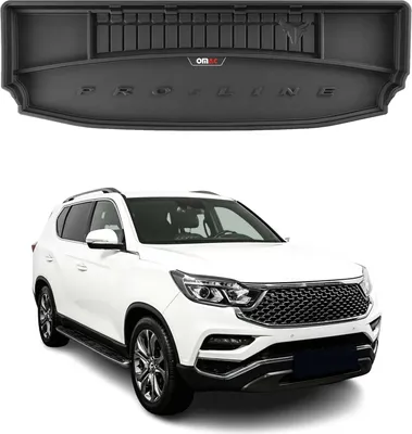 Obrázok produktu pre Gumová vanička do kufra OMAC pre Ssangyong Rexton 2017-2025, skladací 3. rad