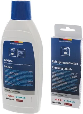 Produktbild von Bosch Tassimo Pflegeset Entkalker und Reinigertabs 311196 311759 311813 311981