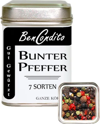 Produktbild von Pfeffermischung mit 7 Pfeffersorten 70 Gr.