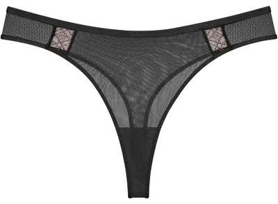 Produktbild von Triumph Damen String Palina Cosmic Heartbeat String - BLACK - Größe 44