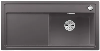 Spüle perlgrau Silgranit 75,5x46x25 cm für 60 cm Unterschrank