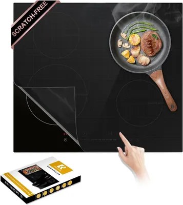 Zdjęcie produktu dla Mata indukcyjna 90x54 cm, przezroczysta, silikon, ochrona przed zarysowaniami do kuchni