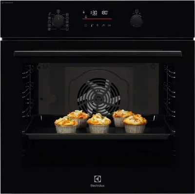 Produktbild von Electrolux  EOD6F77WZ SteamBake 600 Katalyse Dampfbackofen Schwarz