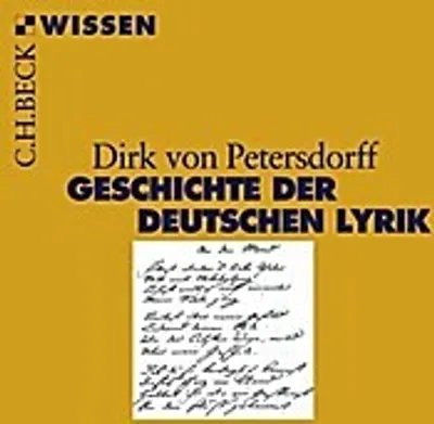 Obrázek produktu pro Geschichte der deutschen Lyrik
